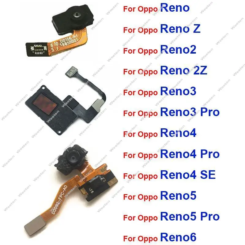 

Under Screen Home Fingerprint Sensor Flex Cable For Oppo Reno 2Z Z 2 3 4 5 6 Pro 4SE Underscreen Touch Fingerprint Sensor Parts