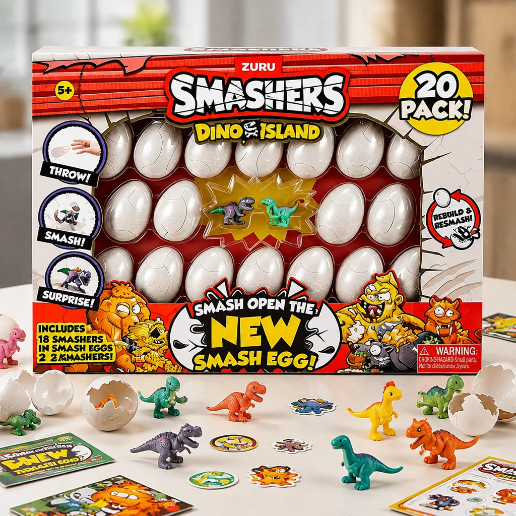 Model Kit Dinosaur - مجموعة بيض المفاجآت من زورو سماشرز