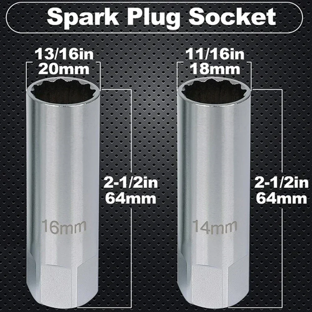 Spark Plug Socket 14mm 16mm Connector 3/8\