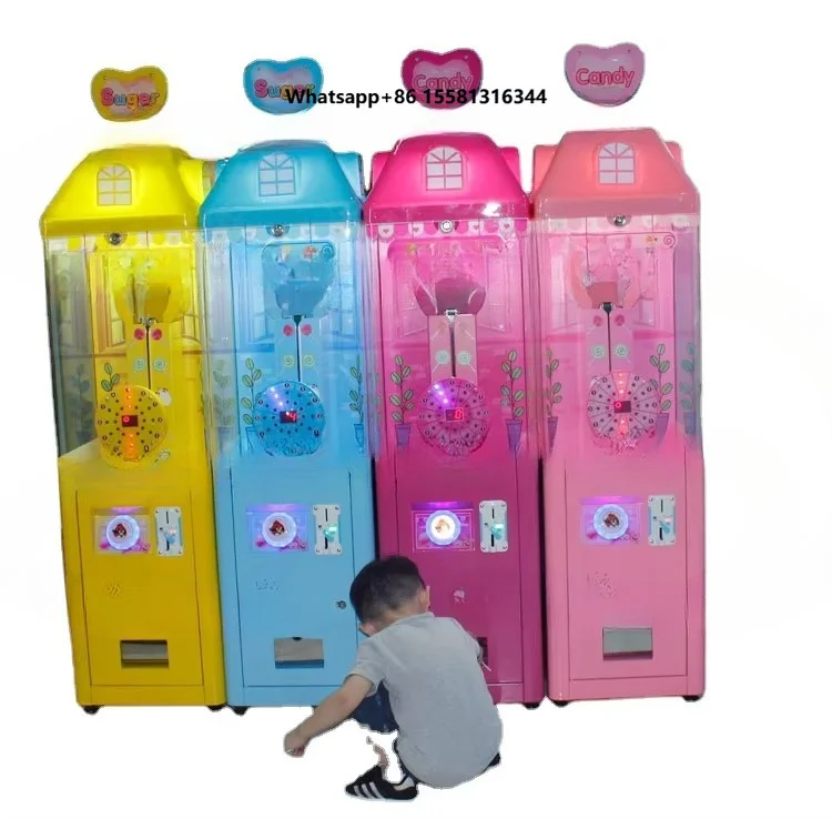 New Indoor Coin Operated Candy Vending  Game Machine for Kids