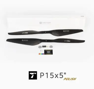 T-Motor P15x5 1550 Prop (pairs CW+CCW 2 blades) Profession CF prop P15*5