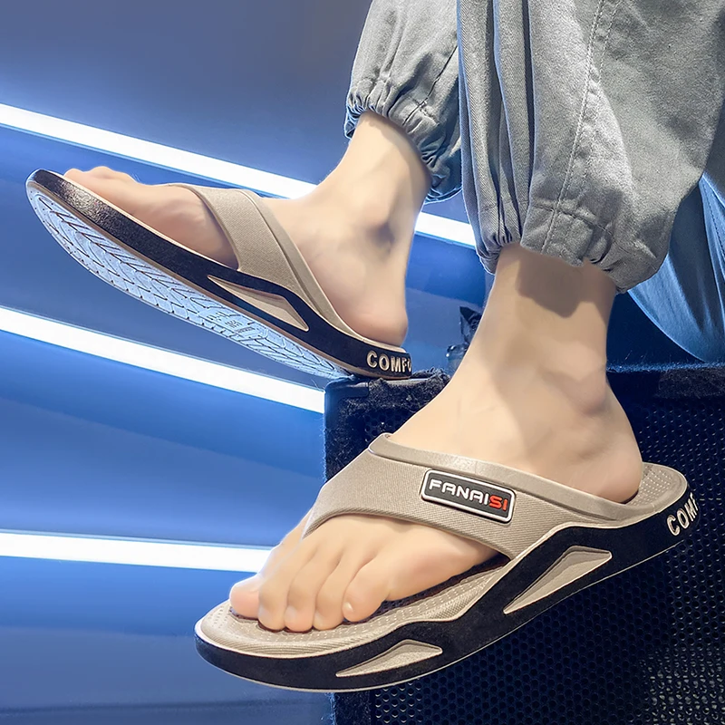 

Summer Men's Flip-flops Sports Outdoor Fashion&trend Comfortable Beach Sandals Men Casual Shoes House Flip Flops Home Shoes