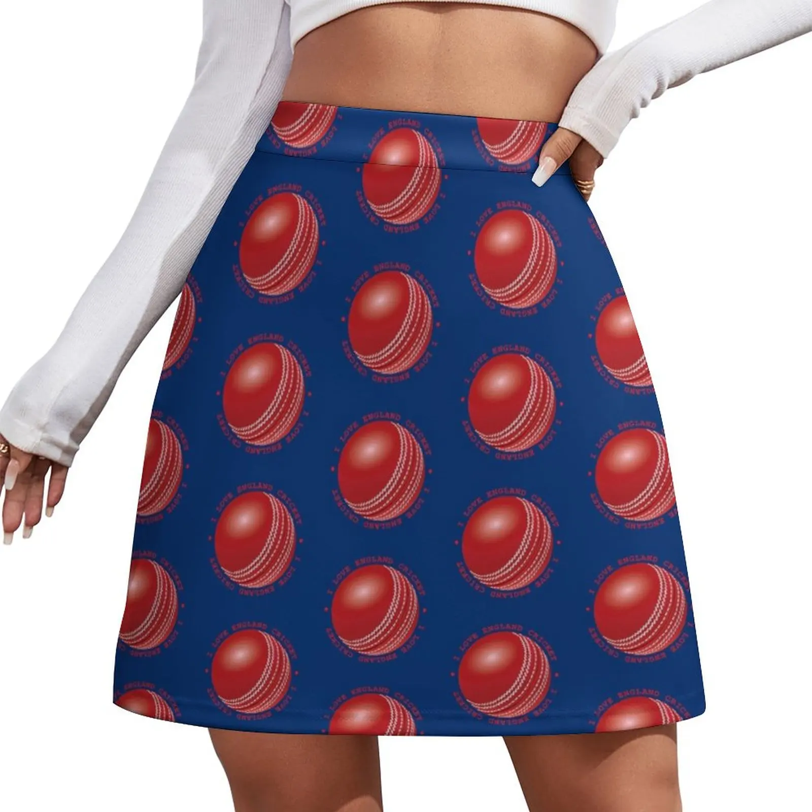

I Love England Cricket Mini Skirt skirt for women women's clothing trend 2026 korean style clothes women 2026 Summer skirt