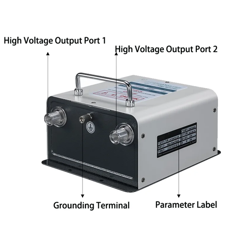 ESD جهاز التأين مزيل الكهرباء الصناعية ساكنة مزيل الكهرباء بار الجهد العالي إمدادات الطاقة