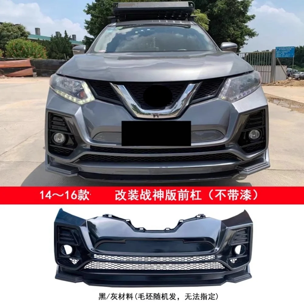 For Nissan X-trail Rogue 2014-2016 Modified Unpainted Car Front Rear Bumper Assembly Auto Accessories