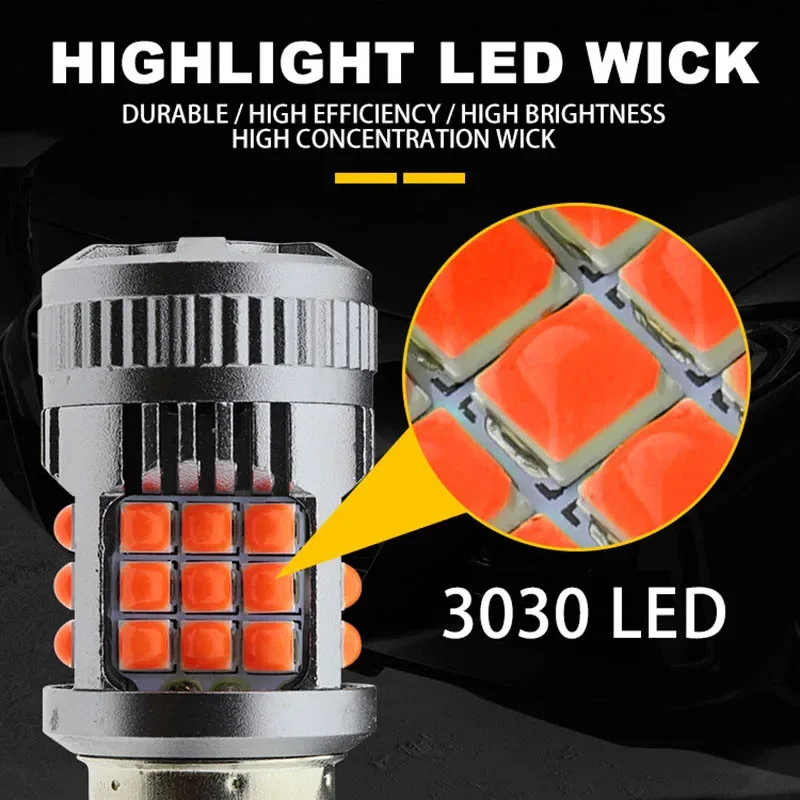 1pcs 1200lm LED Car Signal Light Bulb with Fan Super Bright 1156 1157 BA15S BAU15S Bay15d P21W PY21W P21/5W Auto Motorcycle 12V