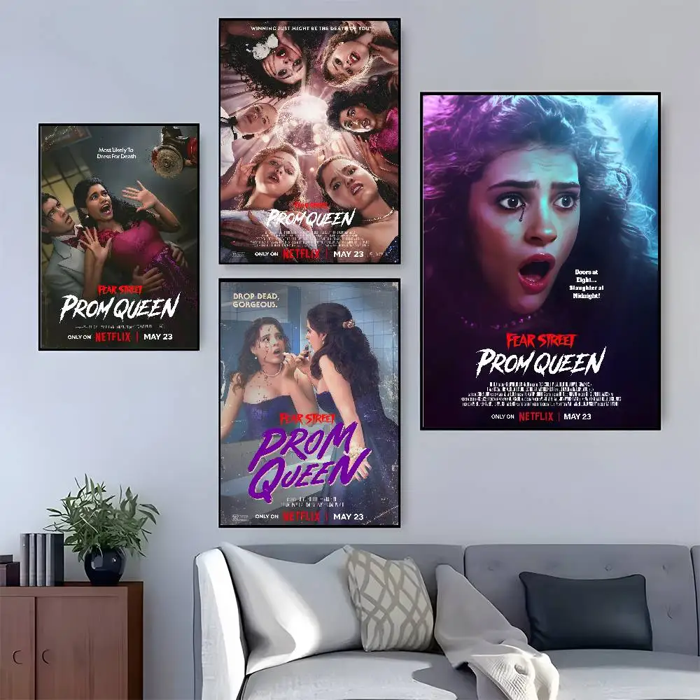 2025 Horror Movies Fear Street Prom Queen Poster HD art sticky wall waterproof home living room bedroom bar aesthetic decoration