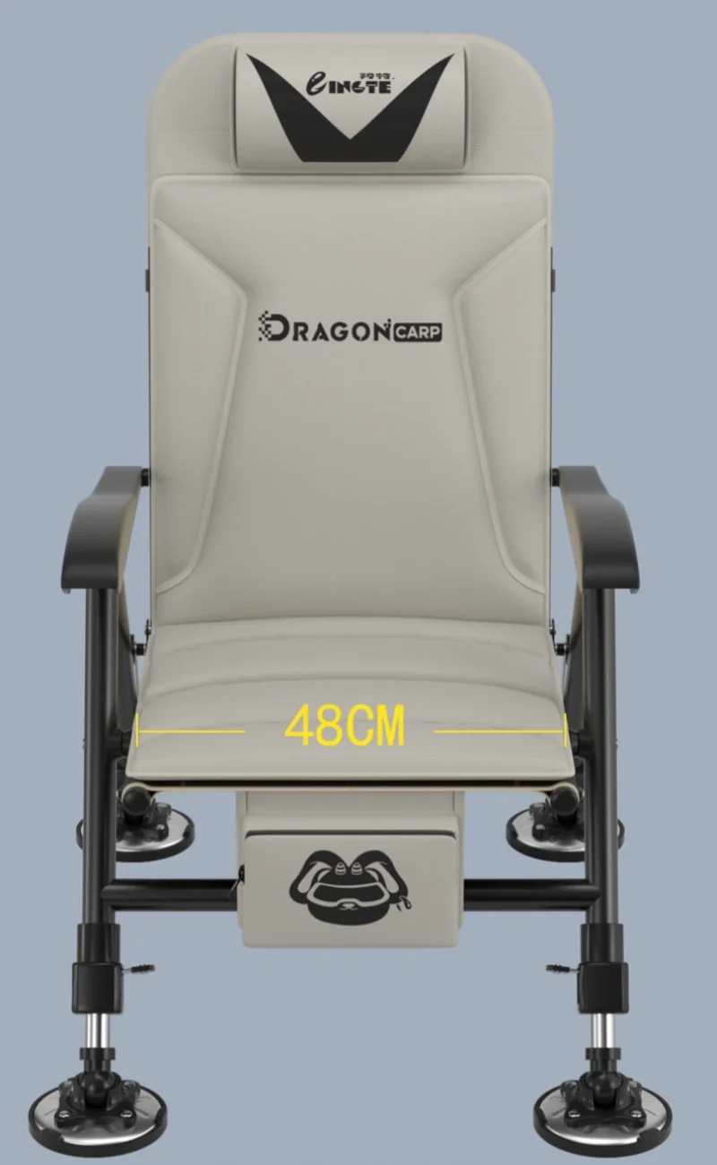 Allterrain Europäischer Angelstuhl Multifunktionaler Wild Diaotai Klappbarer Tragbarer Angelstuhl mit Liegefunktion – Detail 4