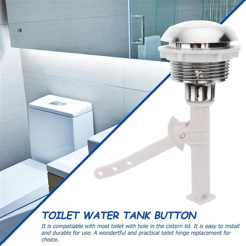 Toilet low water button Separated Type Flush Toilet Water Tank Push Buttons Rods for Home Hotel Toilet Push Button