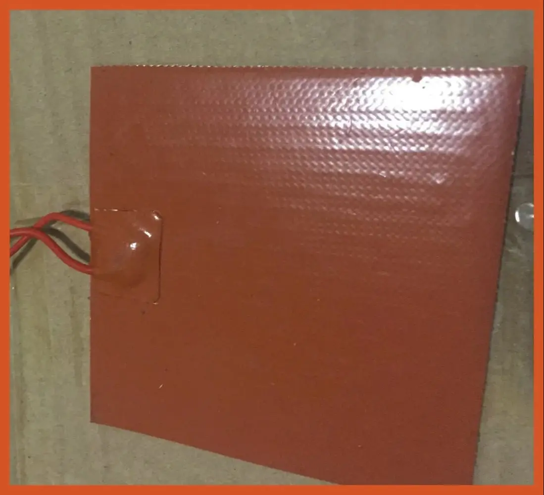 

100 mm x 100 mm 150 w 24 v silicone riscaldatore silicone heater pad/element Used for High speed copier with ink 3D printer