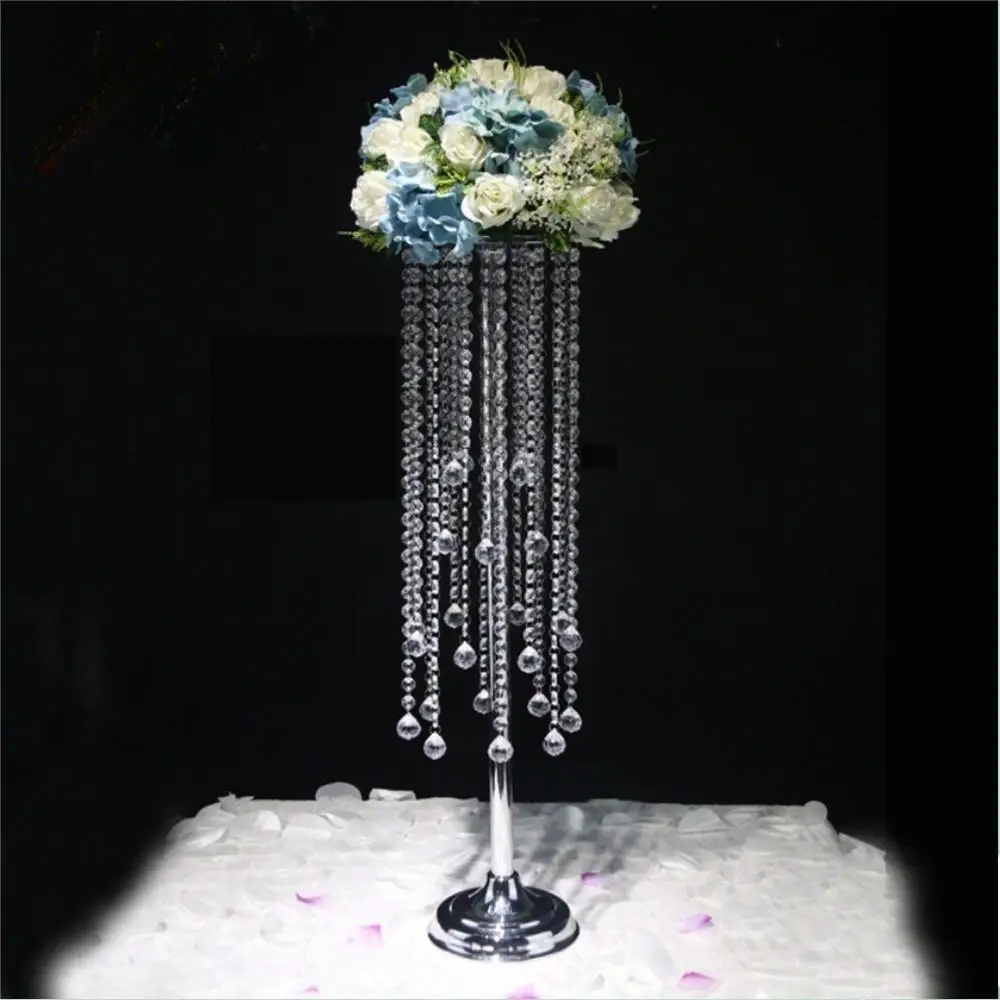 Free shipping Acrylic Crystal Wedding Centerpiece / Table Centerpiece 80CM Tall 20CM Diameter, Wedding Decor road leads