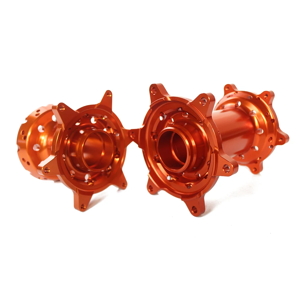 Motorcycle rim orange hub for YZ 450	 motorcycle accessories and parts