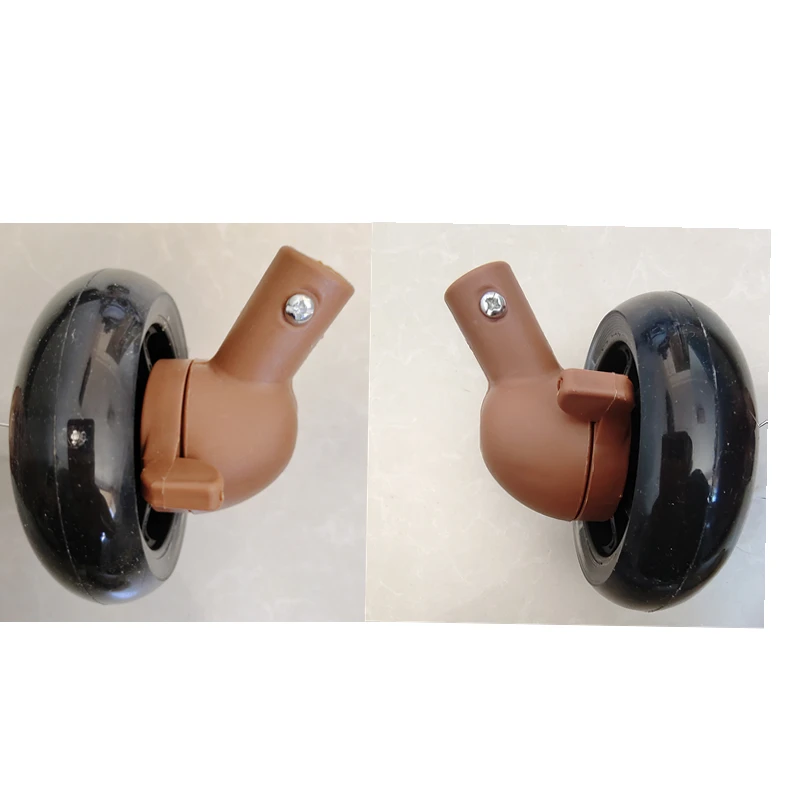 Thiened fourche avant et arrière accessoires de voiture pour enfants avec roues en polyuréthane porte-gobelet d'eau de frein tente de soleil Cuion