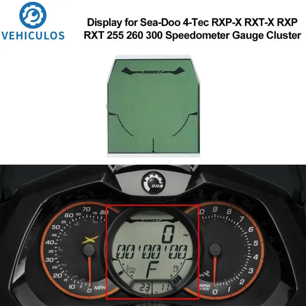 

LCD Instrument Cluster Display 278002716 278003531 278003220 278003380 For Sea-Doo RXT RXP-X 260 & RS RXT-X 260 & RS GTX