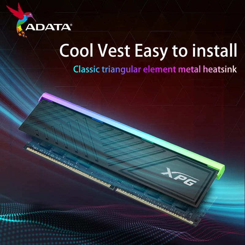 وحدة ذاكرة أصلية من ADATA XPG D35G ميموريا رام DDR4 RGB 3200MHz 3600MHz 8GB 16GB وحدة ذاكرة لدعم سطح المكتب intel/AMD Rams