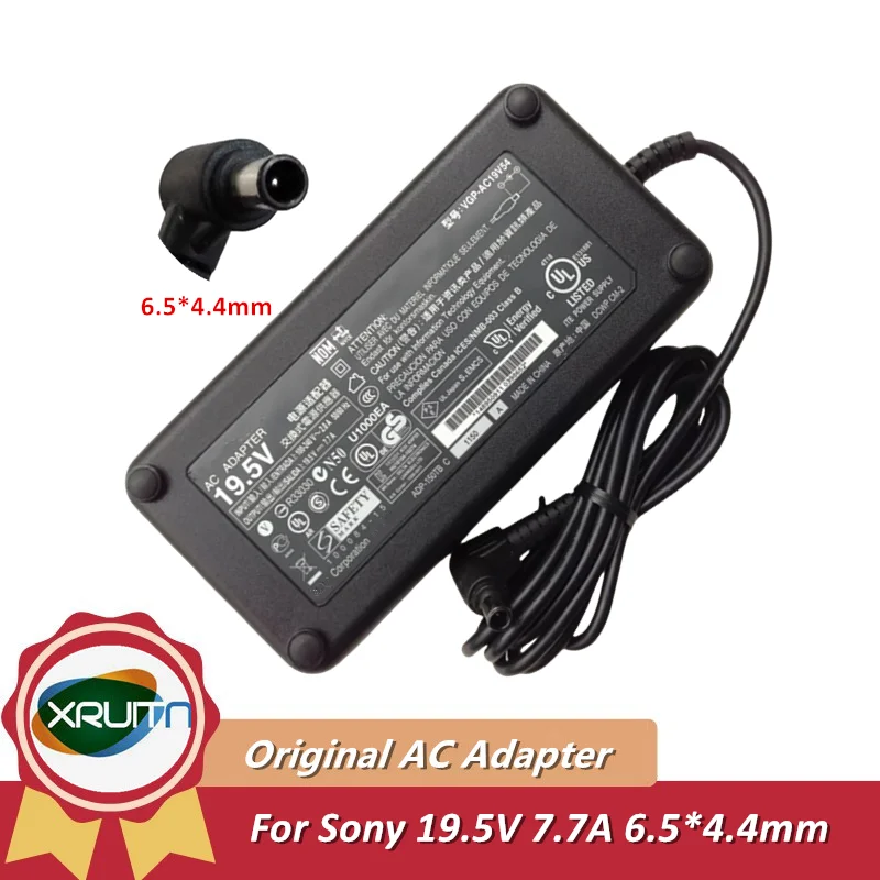 

150W Original AC Adapter 19.5V 7.7A Charger for Sony VAIO PCG21511U Laptop Power Supply VGP-AC19V54 VGP-AC19V53 OEM