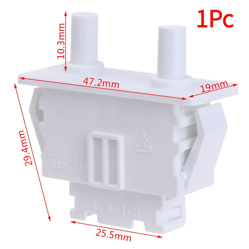 1Pc Door Switch Compatible With  Refrigerators Fridge Freezer Light Switch‘