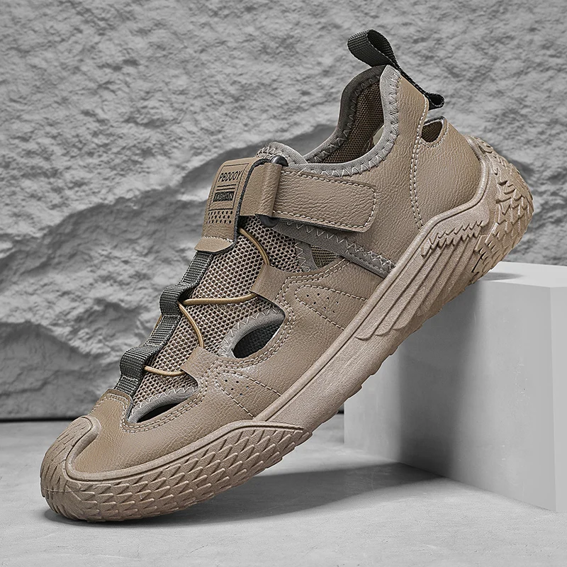 

New Summer Wading Shoes for Men Trendy Comfortable Breathable Beach Sandals Men's Outdoor Soft Sole Casual Non-slip Hiking Shoes