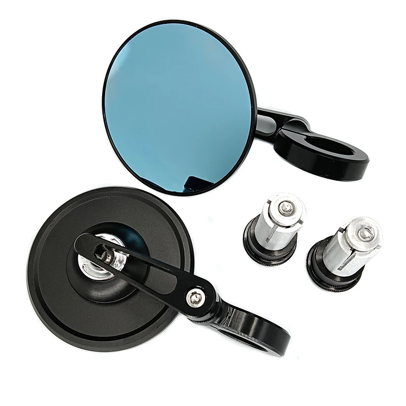 Universal Look Motorcycle Rear View Mirrors Round 7/8\