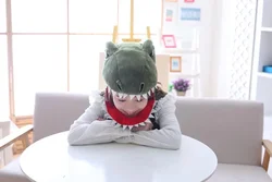 PP Cotton Doll Cute and Comfortable Plush Toy Adult Plushs Hat Cap Decor Coronet Headgear Headdress Funny Shark Dinosaur Toys