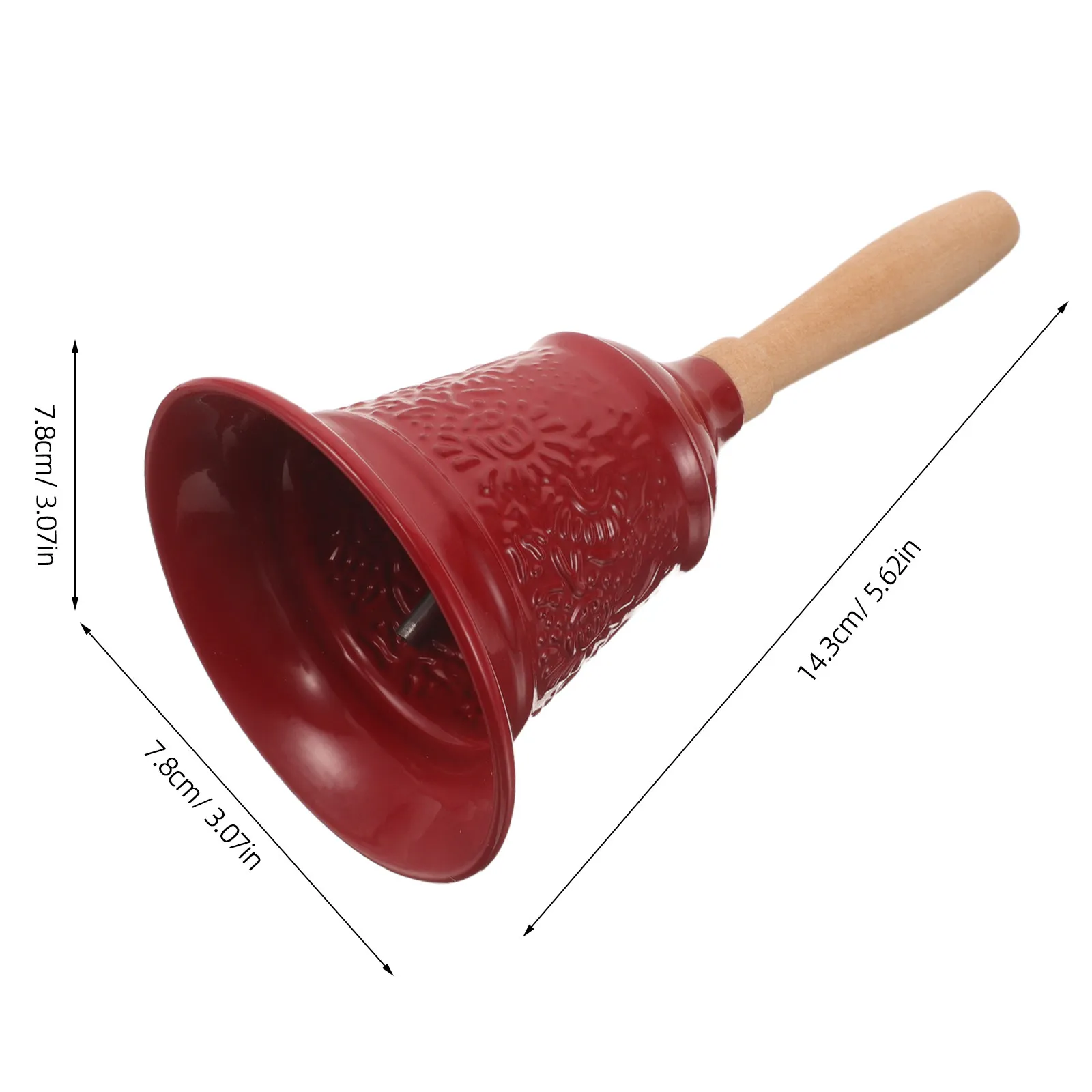 Classic Call Handbell Decorative Christmas for Gatherings Service Home Bells Decorating