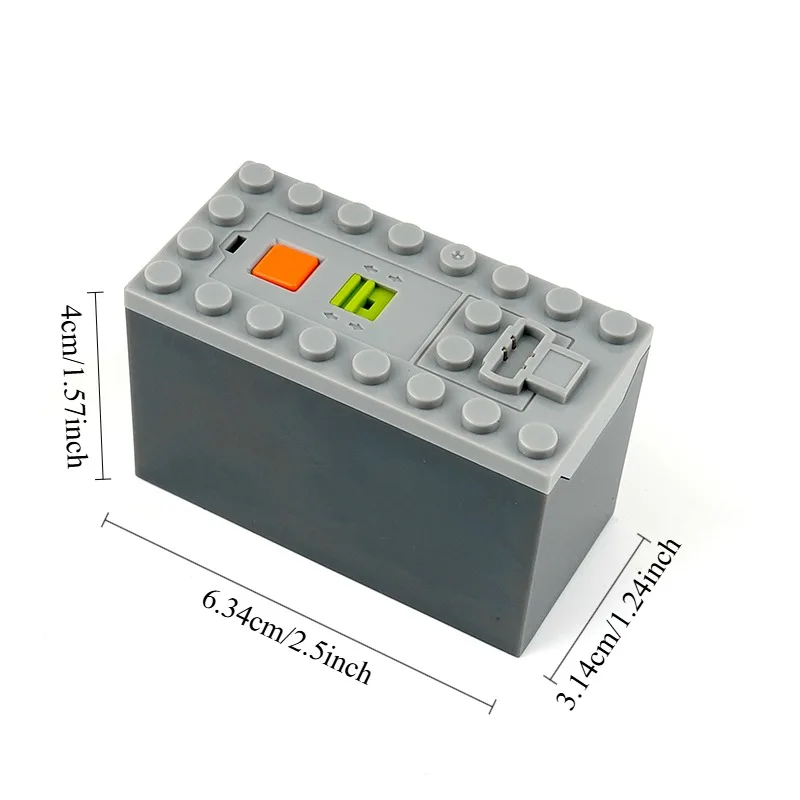 Pièces de Train technique MOC, moteur de piste Servo, boîte de batterie PF IR, récepteur de télécommande de vitesse, blocs de construction, jouet pour Legoeds