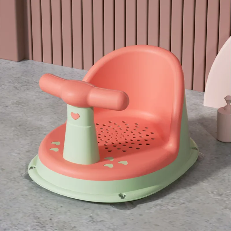 Baby Bath Tub Seat Infant Bathing Shower Chair Newborn Children Sitting and Lying Bathtub Seat Non-slip Detachable Bath Stool