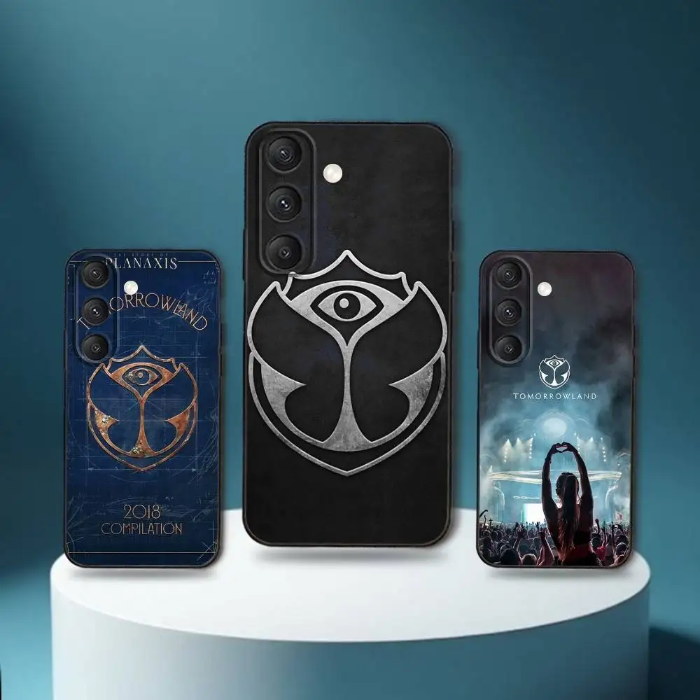 

Music Festival T-Tomorrowland Phone Case For Samsung S25,S24,S23,S22,S21,S20,S10,Ultra,Plus,Lite,FE,Soft Silicone Black Cover