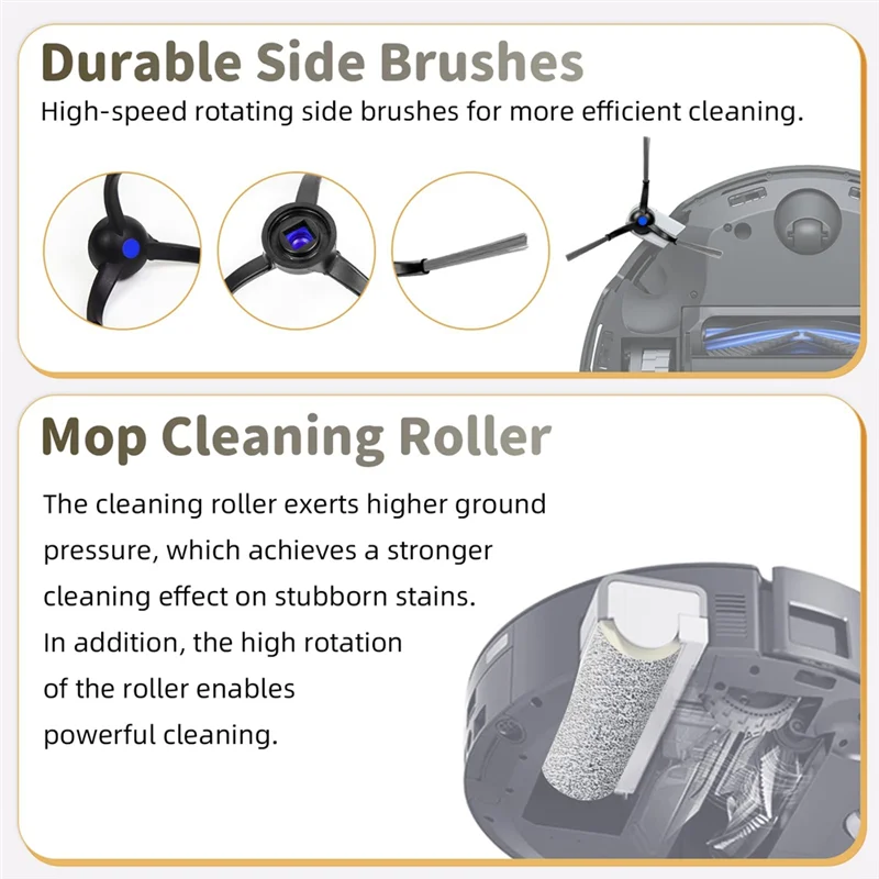 Stable-Accessories For Ecovacs Deebot X8 Pro Omni For Ecovacs Deebot X8 Pro Omni Vacuum Cleaner Accessories