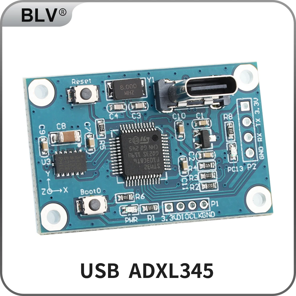 BLV® USB adxl345 Accelerometer for kilpper Input Shaper auto-calibration usb interface 3D Printer