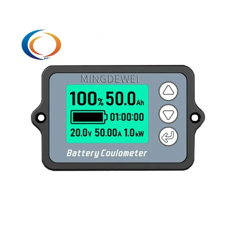 

Lithium battery monitor LCD power level display