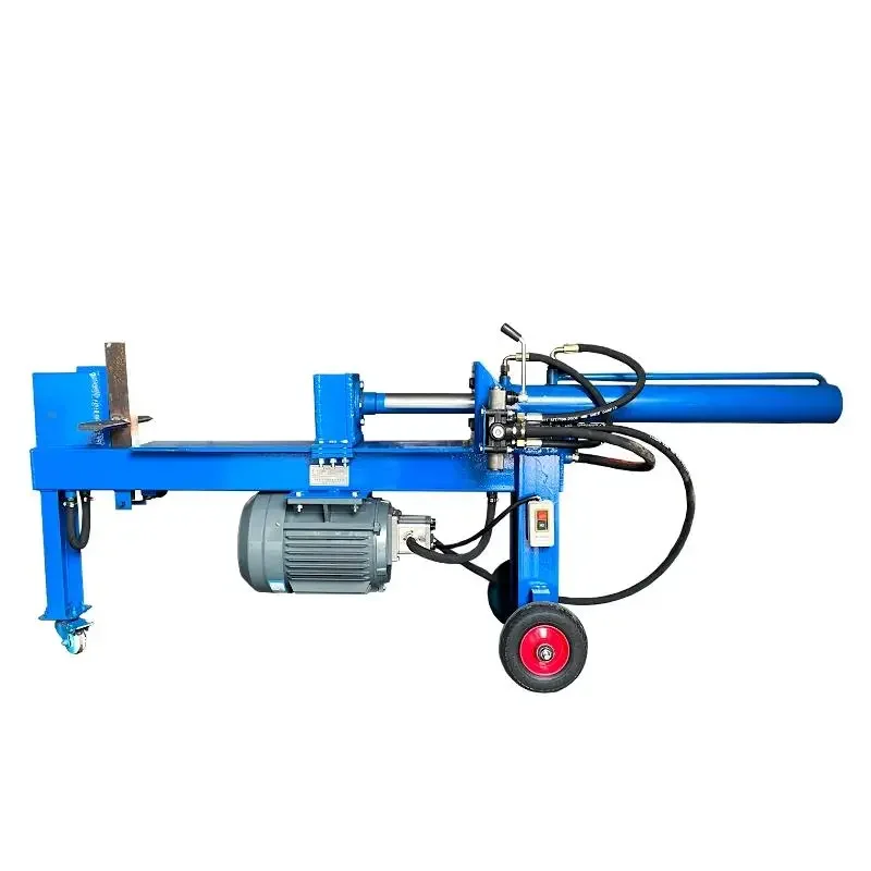 Electric firewood splitting high-horsepower hydraulic firewood splitter splitting wood firewood machine