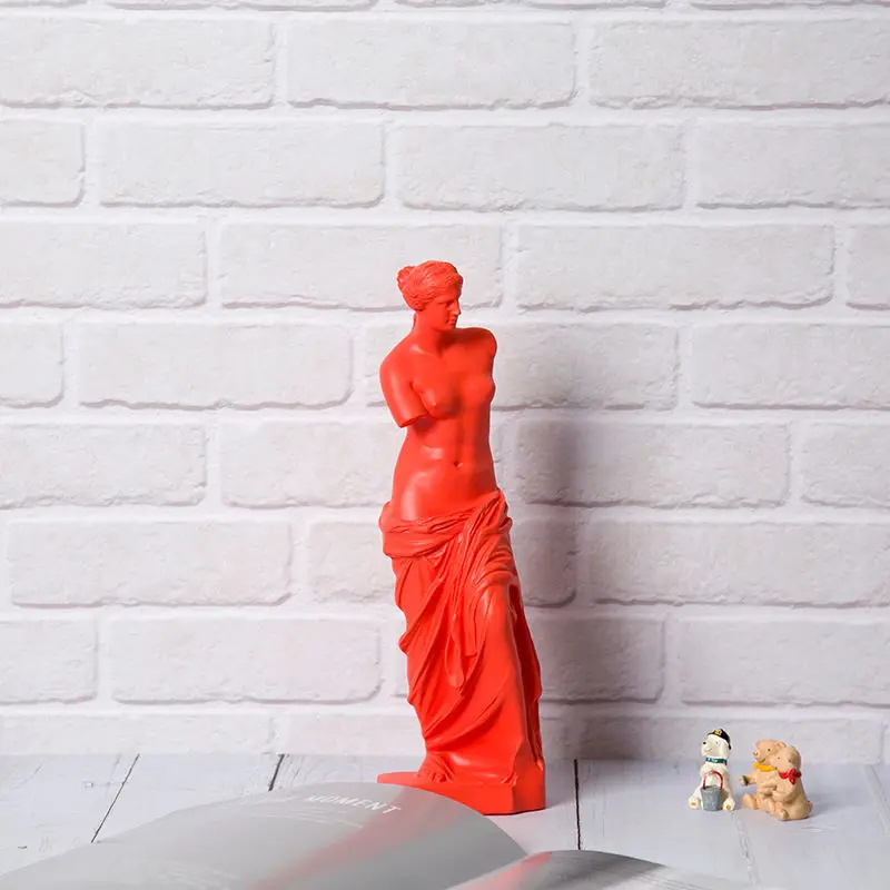 【93%Positive Rate】Armless Venus Resin Plaster Sculpture Ornament Nordic Study Living Room TV Cabinet Wine Cabinet Decoration Orn