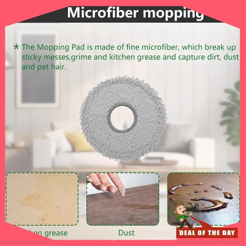 24-Stunden-Lieferung für Ecovacs Deebot T30S Roboter-Staubsauger, Zubehör, Hauptseitenbürste, Hepa-Filter, Mopptuch, Staubbeutel