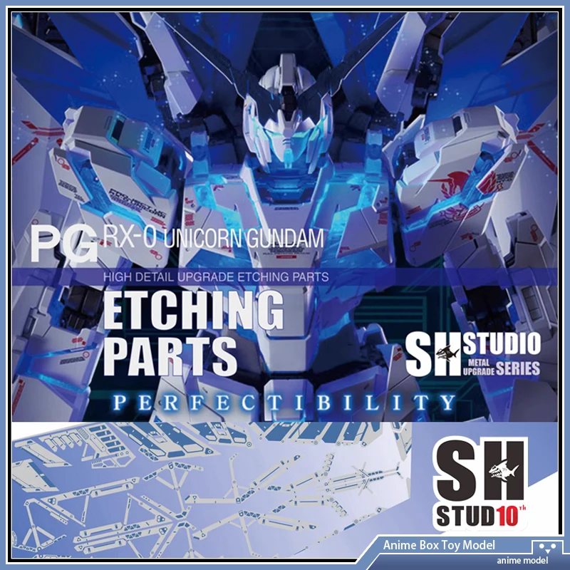 

SH STUDIO for Gundam PG 1/60 RX-0 UNICORN HIGH DETAIL UPGRADE ETHING PARTS Special Etching Sheet Assembled Model