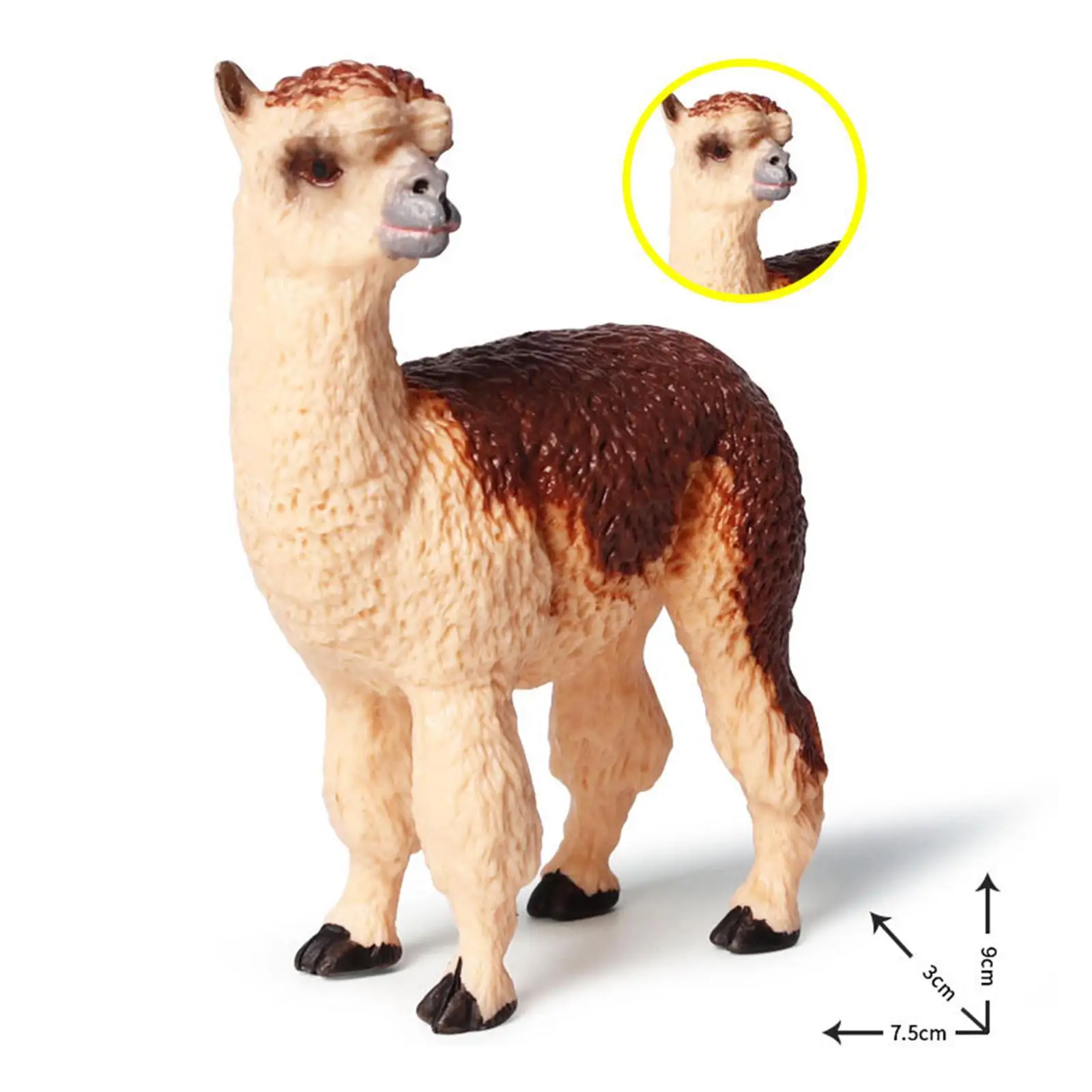 Alpaca Figures Zoo Animals Educational Toys Sculpture Set for Girls Birthday