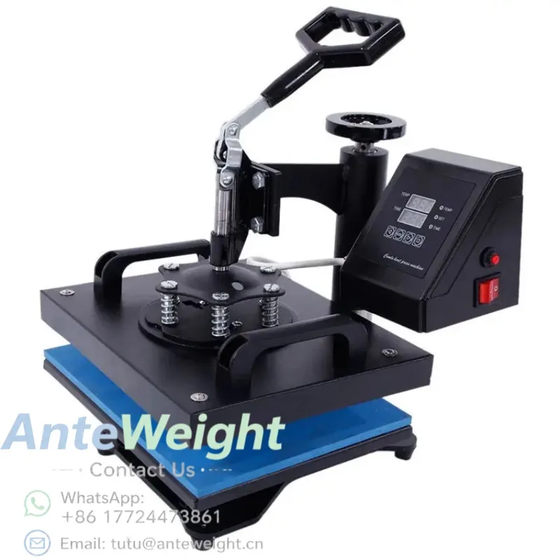 Manual Heat Press Machine Sublimation Machine T-shirts Printing Machine for Heat Transfer Business Card