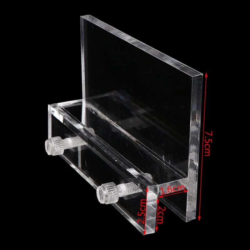 1pc Aquarium Clear Fish Tank LED Light Holder Lamp Fixtures Support Stand