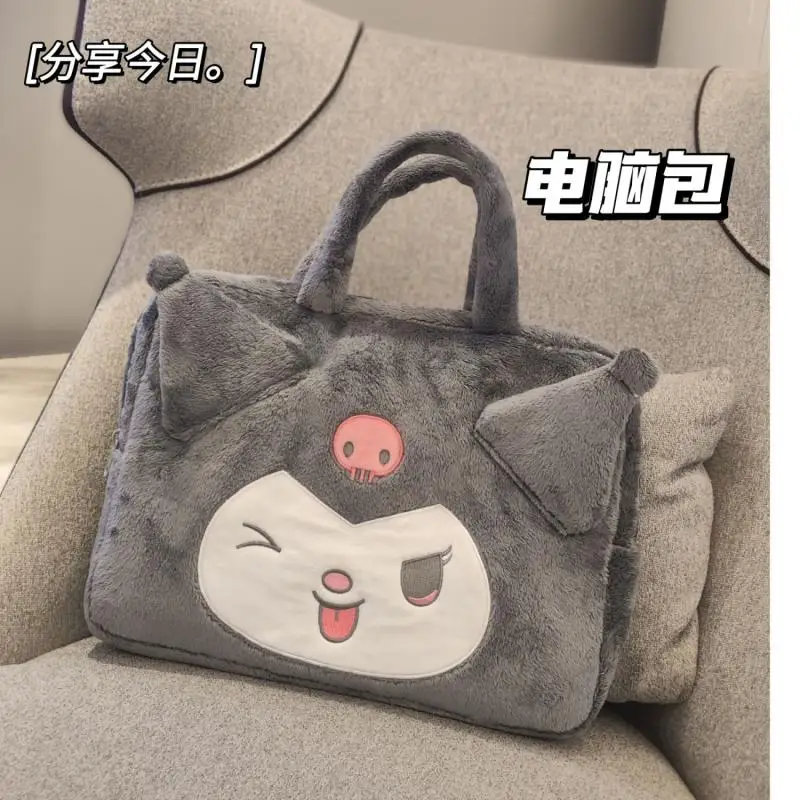 My Melody Kuromi Cinnamoroll Laptop Case Handbag Anime Cartoon Sanrio 15.6 Inch 14 Inch 16 Inch Student Laptop Bag Girls Gift