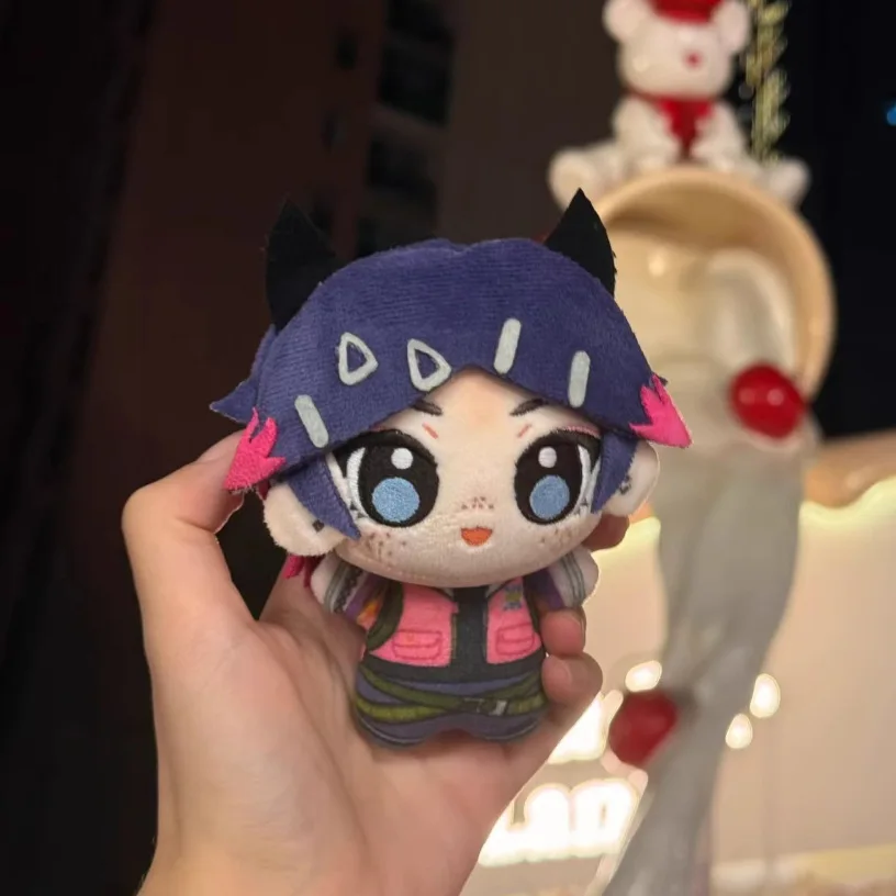 10cm Plushie Valorant Clove Adorable Plush Printed Starfish Body Doll Pendant Cosplay Keychain Toys Backpack Ornaments Gift
