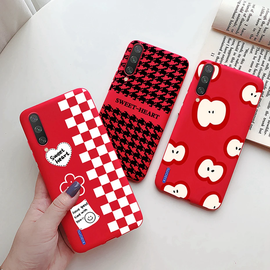 For Xiaomi Mi A3 Case Cute Cartoon Flowers Cover Soft Slim Fundas For Xiaomi Mi A3 MiA3 A 3 Phone Cases Shockproof Bumper 6.09\'\'