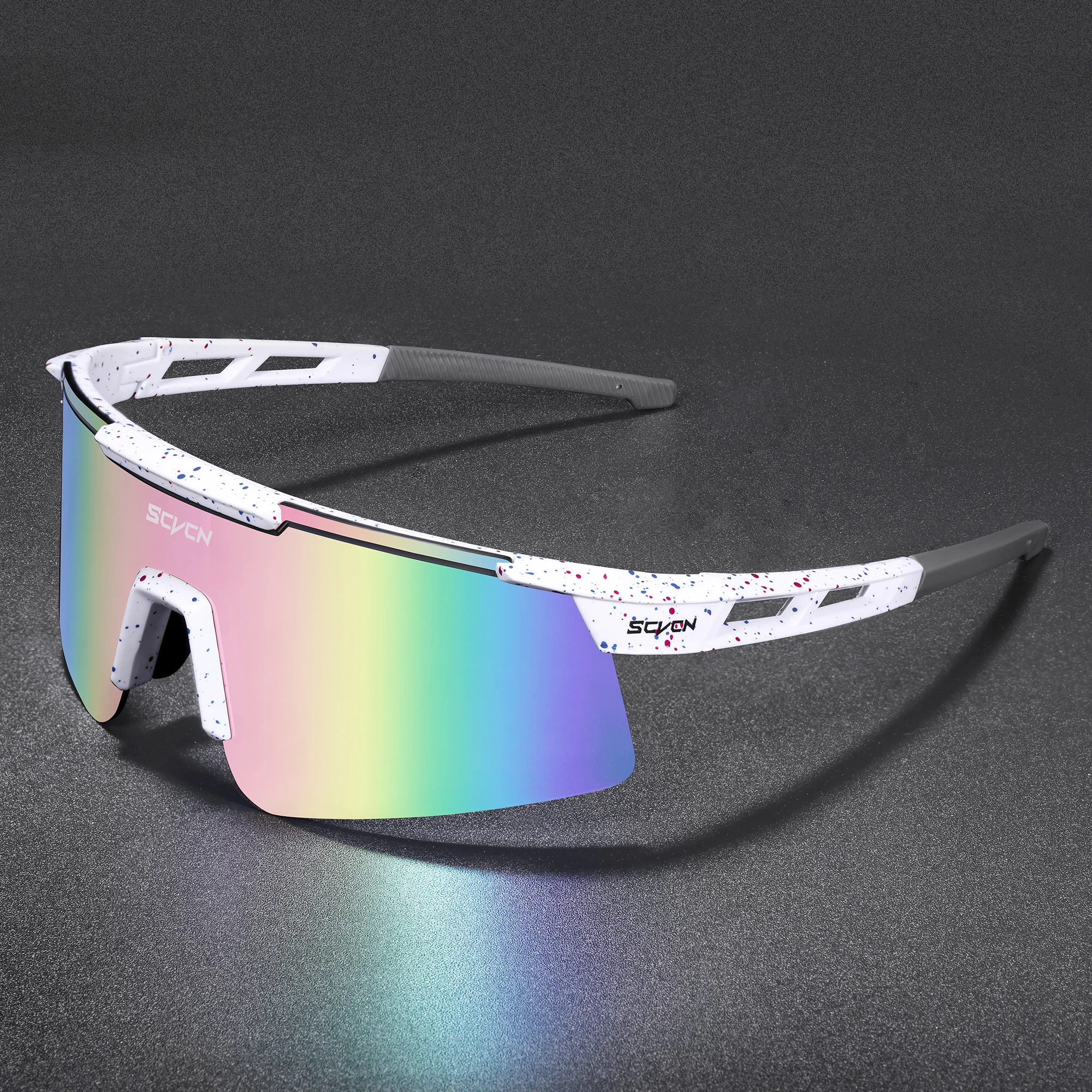 SCVCN UV400 Fietsbril Heren Dames MTB Racefiets Zonnebril Outdoor Wandelen Drive Running Zonnebril Mode Sportbril