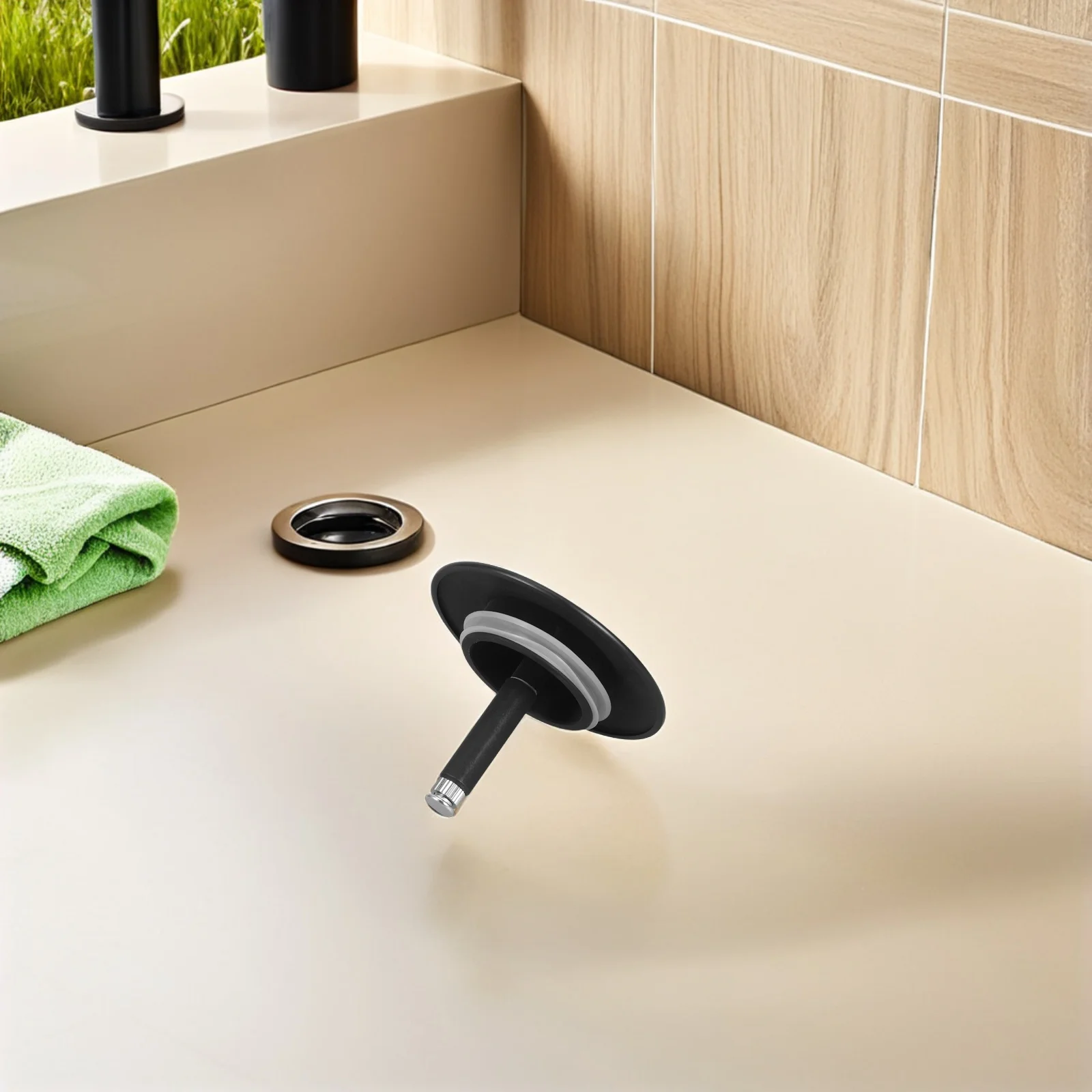 Bathtub Cover 70 Mm Metal Shower Drain Stopper Hair Catcher Strainer For Bathroom Tub Drain Seal Replacement Round