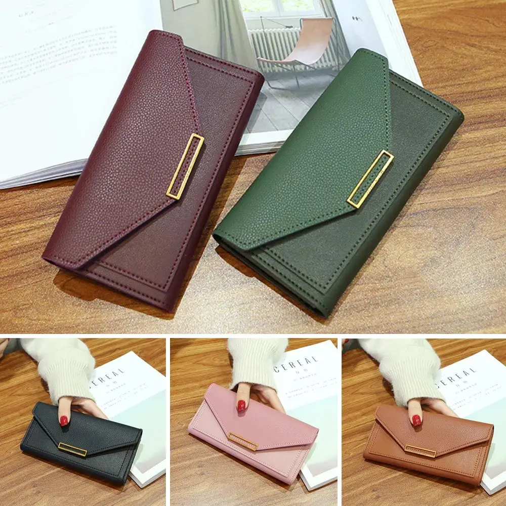 Fashion Phone Pocket Clutch Hasp Wallet Long Wallets Purse Money Bag