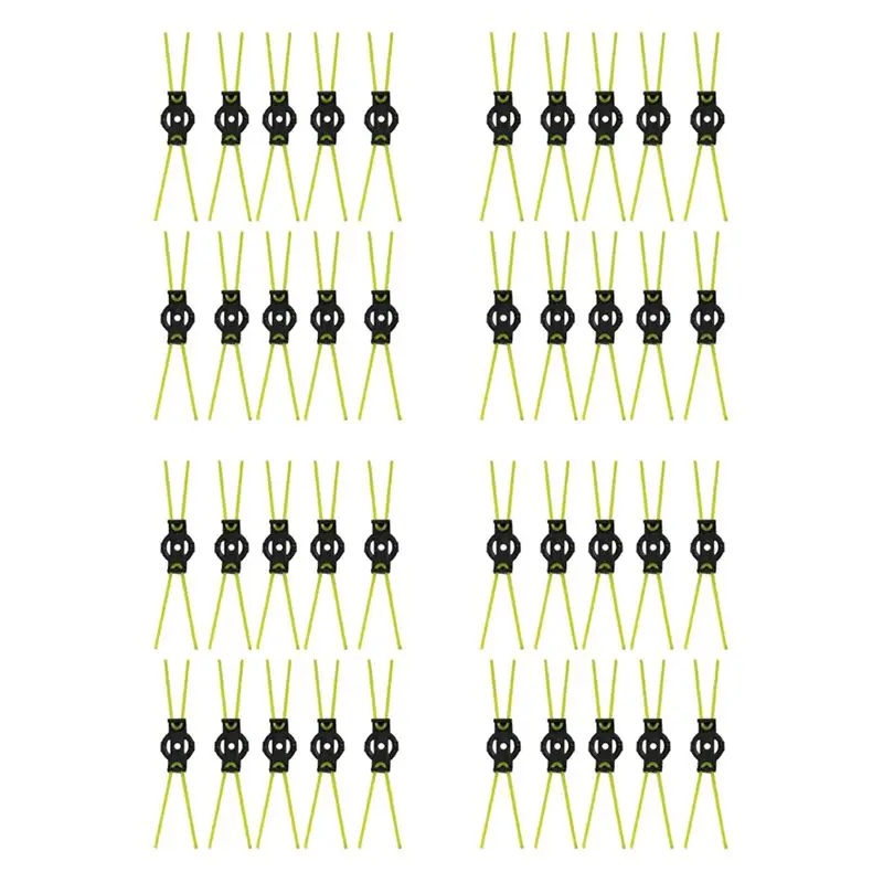 

40 шт. Насадки-щетки для газонокосилок: для удаления сорняков и мха, нержавеющие, износостойкие, универсальные