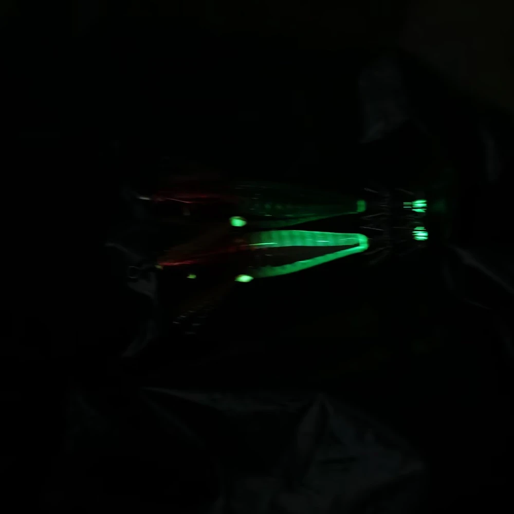 2 قطعة/المجموعة 6 جرام/8 سنتيمتر خطاف صيد على شكل سمكة أفقية المياه المالحة الروبيان الصيد السحر مضيئة خطاف صيد على شكل سمكة الحبار الصيد اكسسوارات