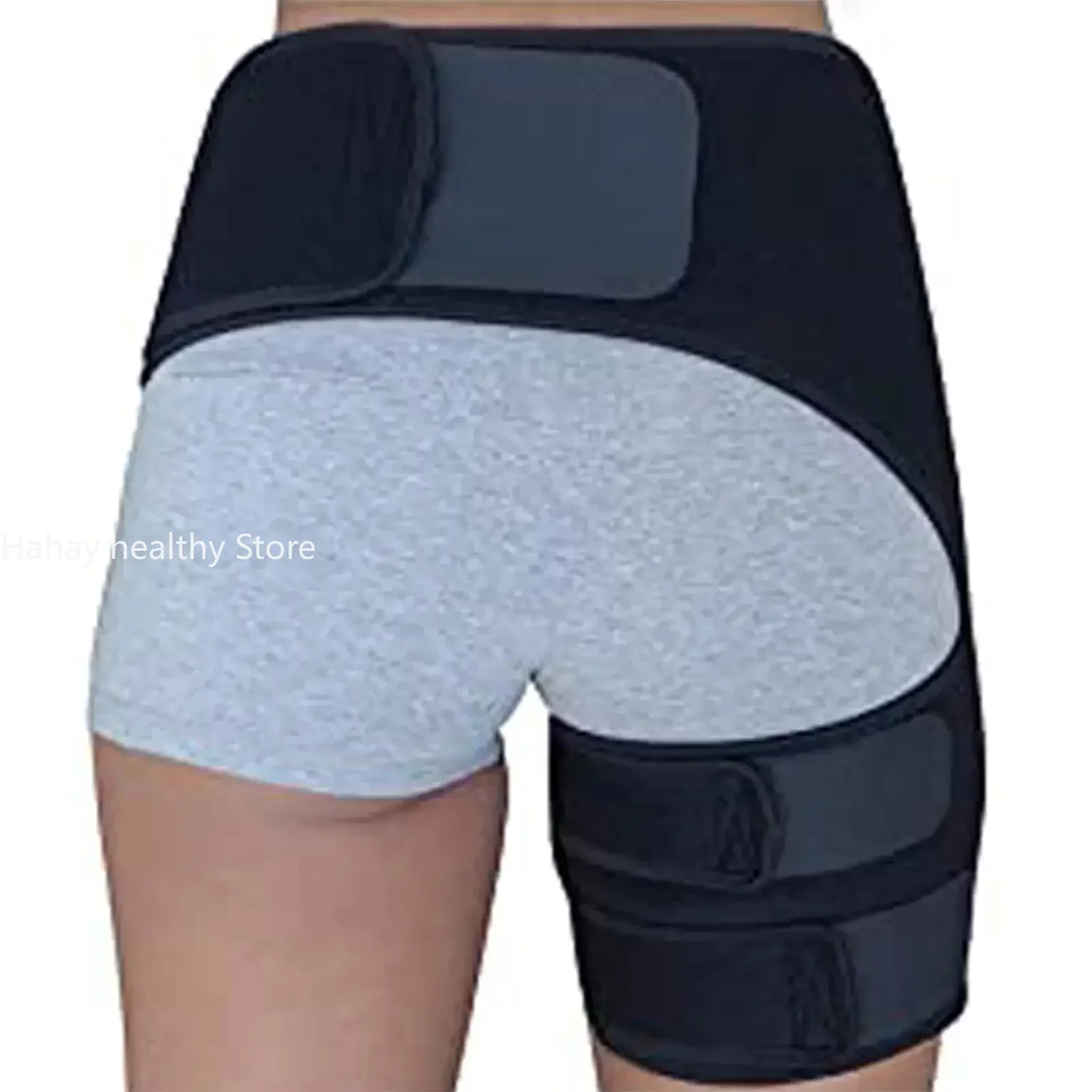 Groin Hip Brace Thigh Support Compression Wrap Belt Adjustable Sport Protect for Hamstring Muscles Joints Bodybuilding Women Men