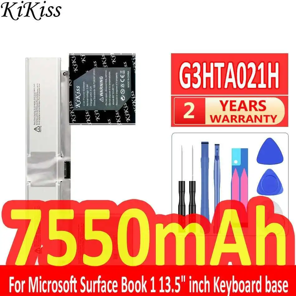 

Tablet Battery 7550Mah For Microsoft Surface Book 1 13.5 Inch 1705 Keyboard Base G3HTA024H G3HTA021H G3HTA023H