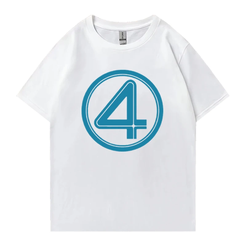 2025 nouveau dans les quatre fantastiques premiers pas T-shirts à manches courtes hommes femmes Harajuku hauts surdimensionnés unisexe 100% coton t-shirt