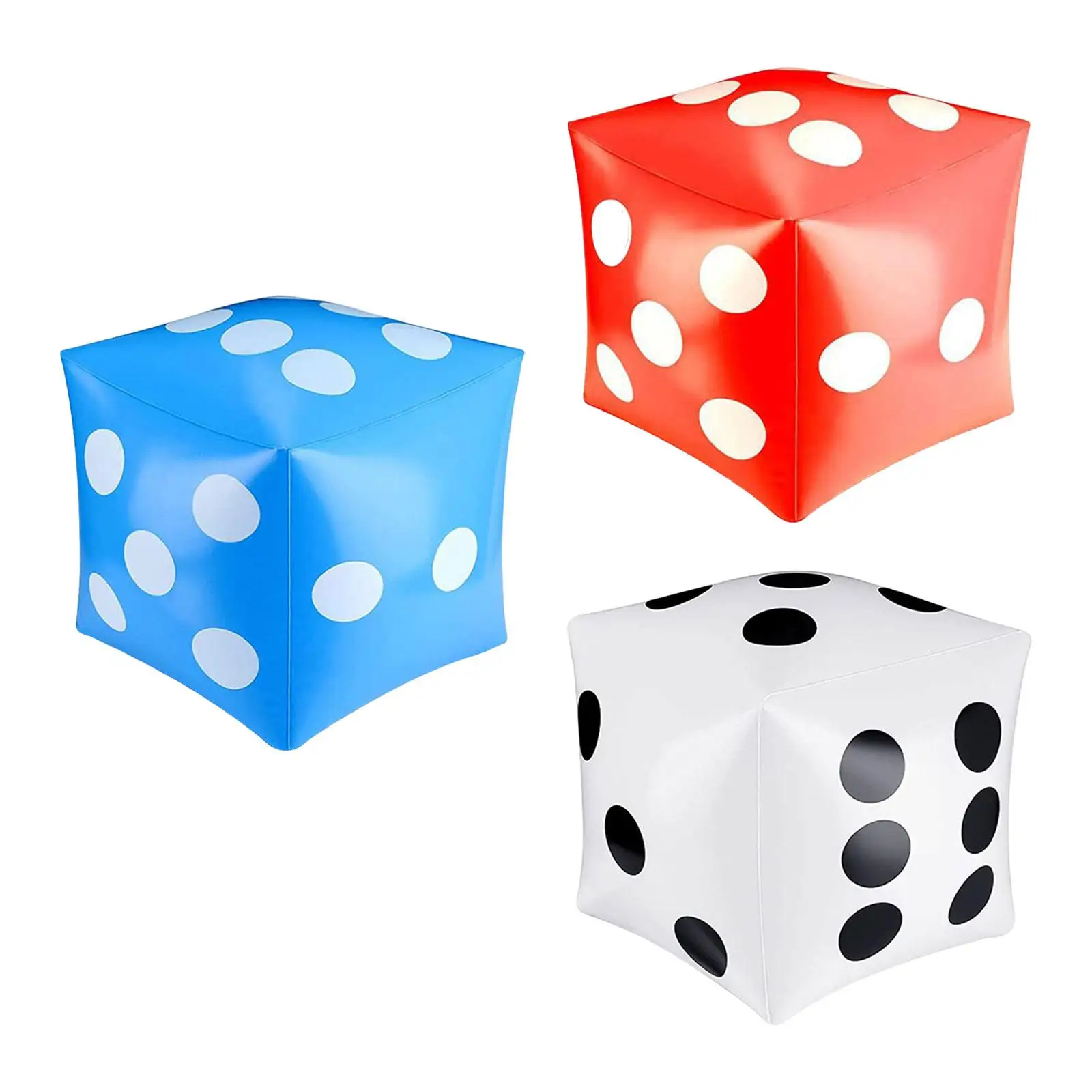 Inflatable Toys Dice Funny Beach Inflatable Cubes Dices for Garden Home Yard